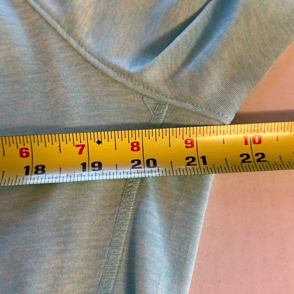 Under Armour Heat Gear Light Blue Quarter-Zip Loose Pullover Shirt. Sz XL - Picture 12 of 13